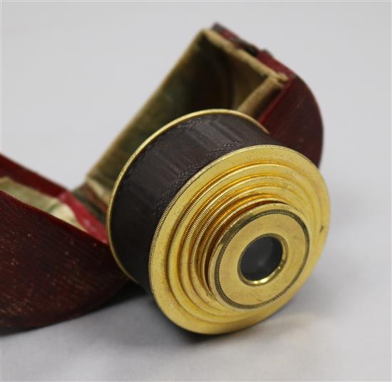 A cased telescope